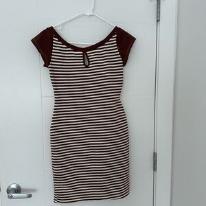 Sourire de Simon Azoulay Paris Vintage Striped Mini Dress – Made in France